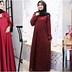 Dress Warna Merah Maroon Cocok Dengan Jilbab Warna Apa